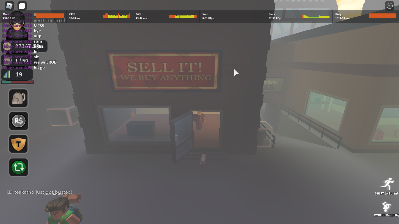 Sell It Thief Life Simulator Roblox Wiki Fandom - roblox life simulator game pc