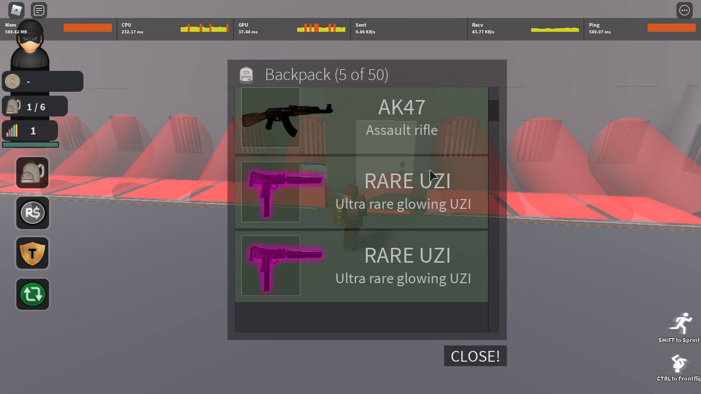 Uzi Thief Life Simulator Roblox Wiki Fandom - roblox life simulator