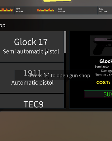 Glock 17 Thief Life Simulator Roblox Wiki Fandom - roblox thief life simulator wiki