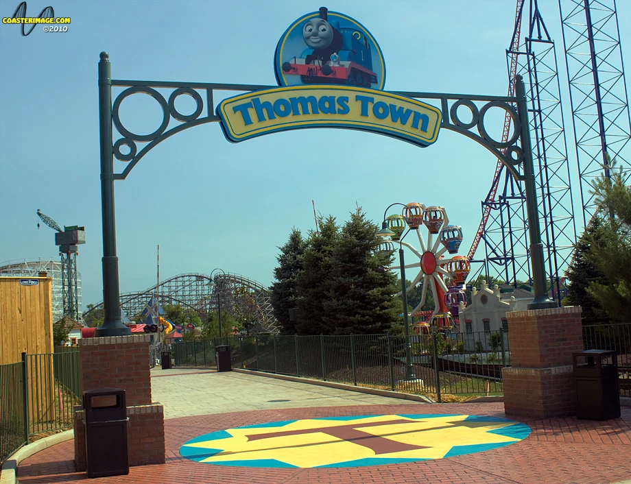 Thomas Town (Six Flags) Thomas and Friends In Amusement Parks Wiki