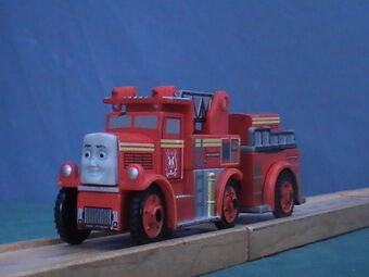 flynn the fire engine wooden