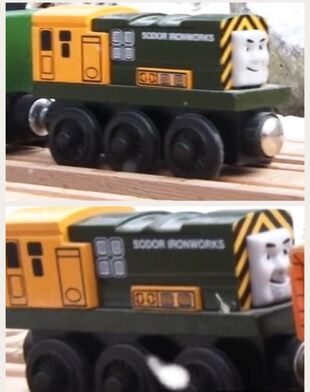 wooden railway arry and bert