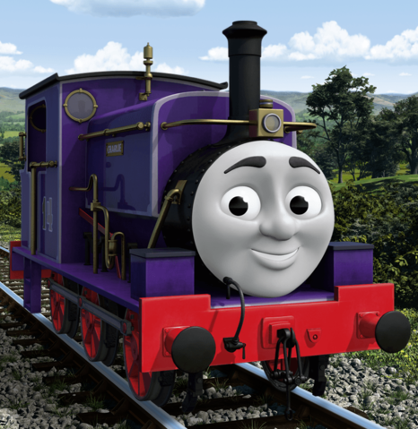 purple thomas the tank engine