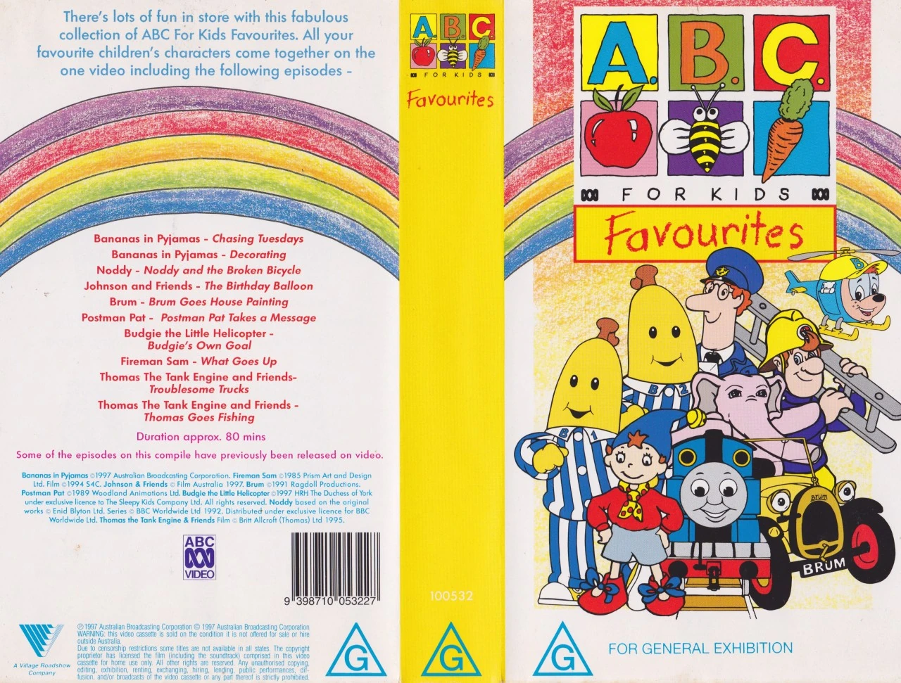 ABC for Kids Favourites Thomas the Tank Engine VHS Covers Wiki