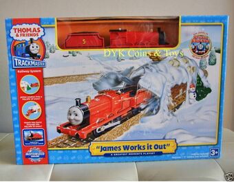 James Works It Out Set Thomas Trackmaster Wiki Fandom - thomas track master railway roblox