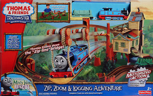 thomas the train zip zoom and logging adventure