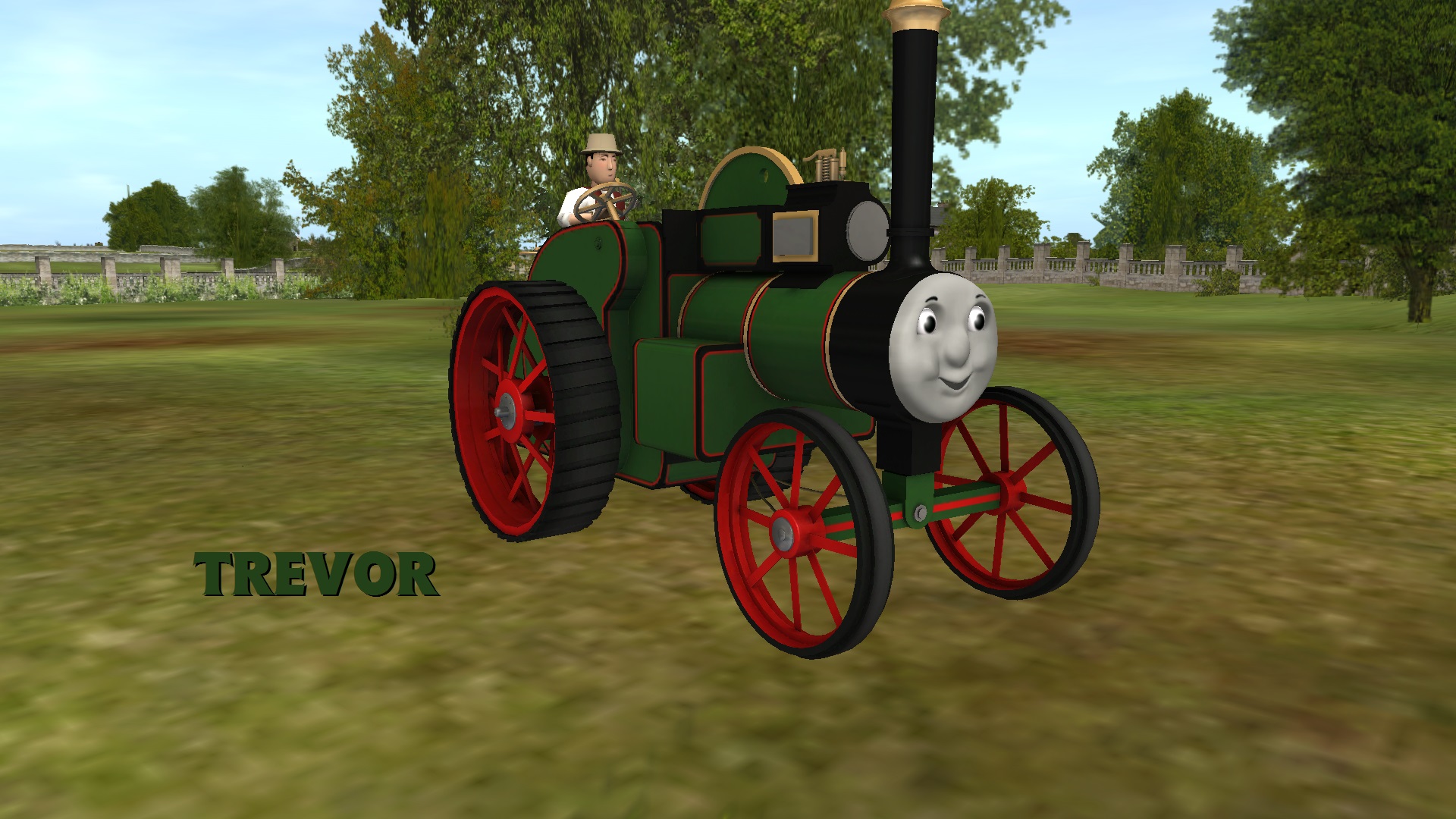 sodor island 3d trevor the traction engine