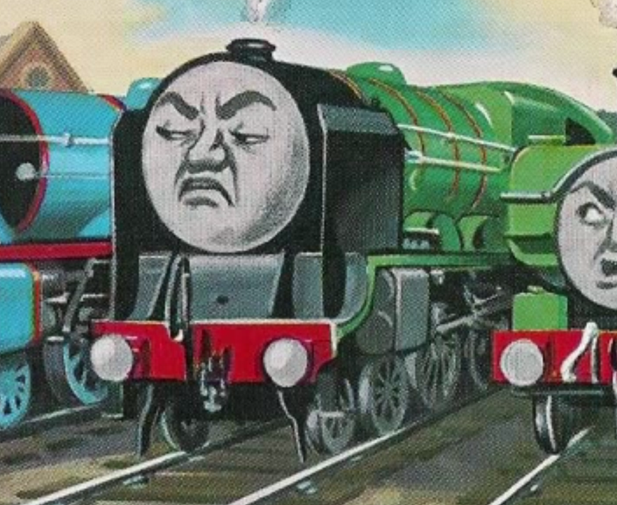 wooden railway big city engine
