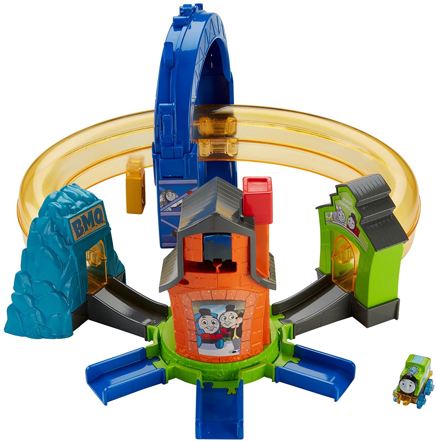 thomas minis boost and blast stunt set