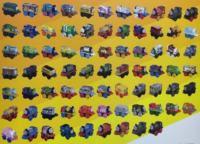 thomas and friends minis list