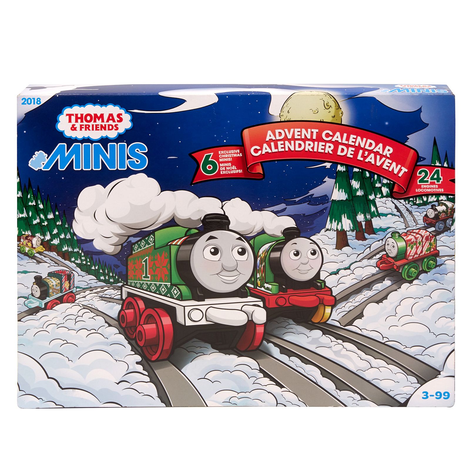 thomas the tank engine advent calendar 2018