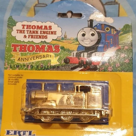 gold thomas the tank engine