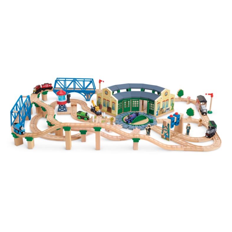 thomas the train tidmouth sheds deluxe set