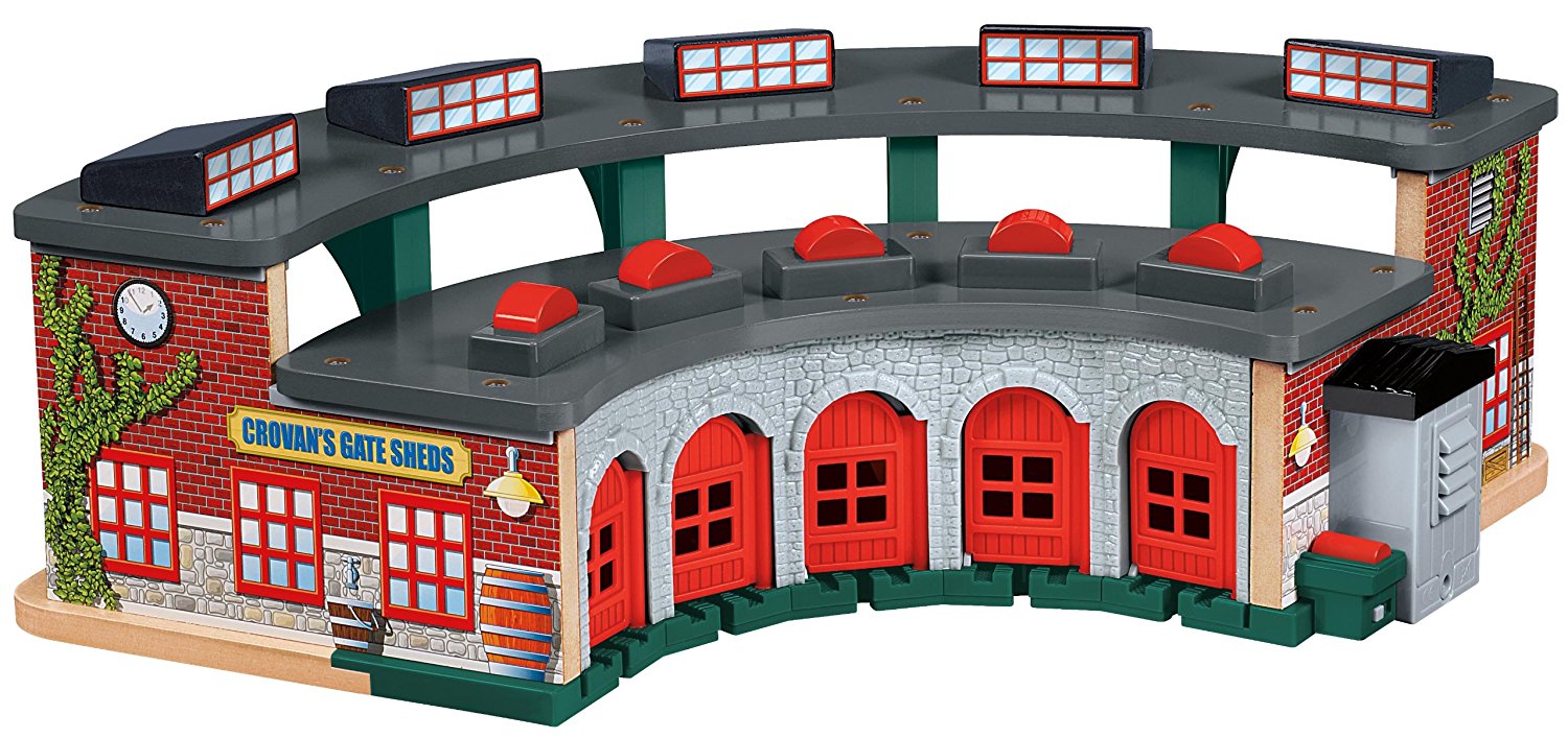 thomas wooden railway deluxe roundhouse