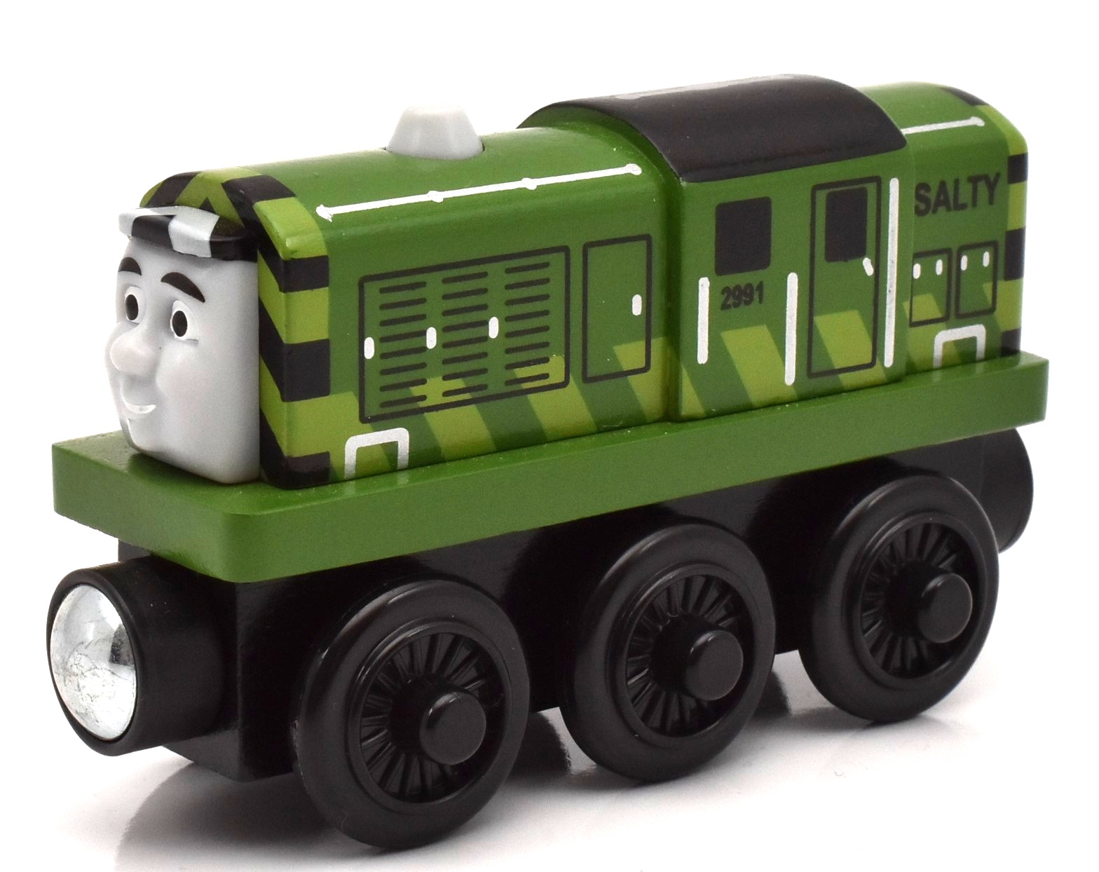 salty wooden train