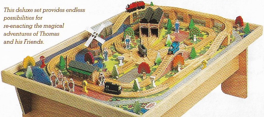 thomas wooden railway 100 piece set
