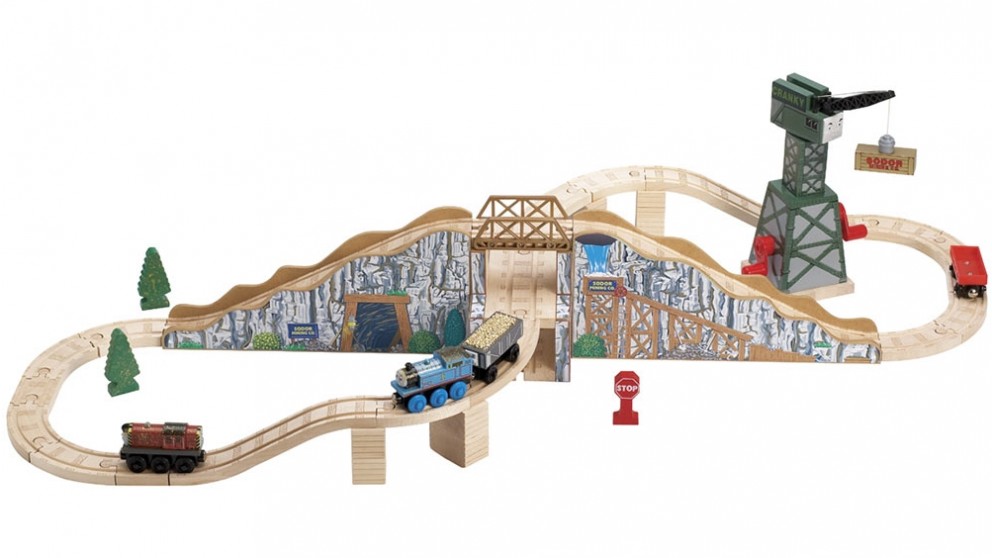 thomas and friends gold mine mountain set