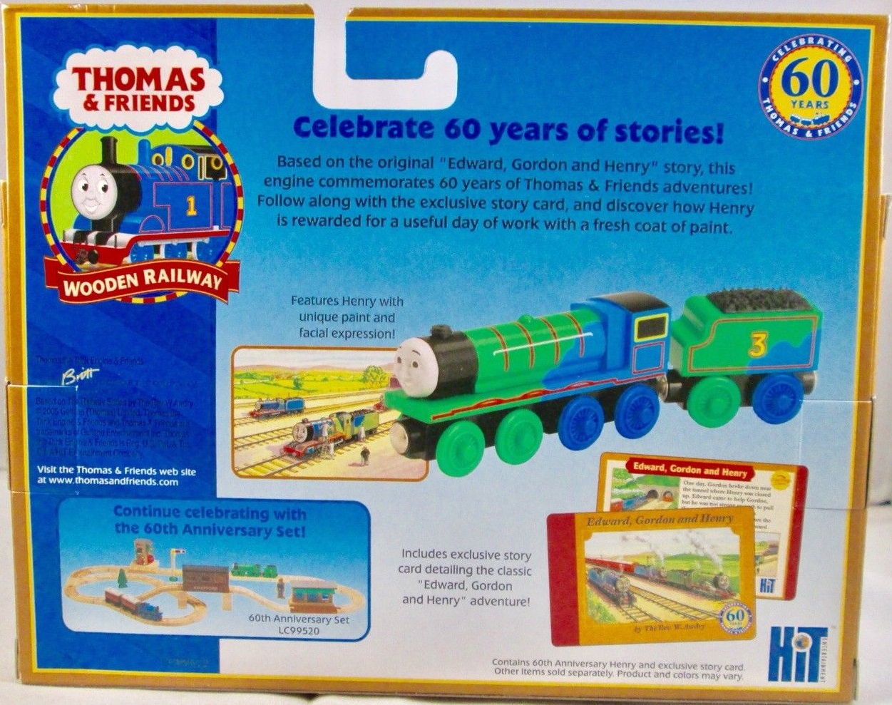 thomas wooden railway 60th anniversary set