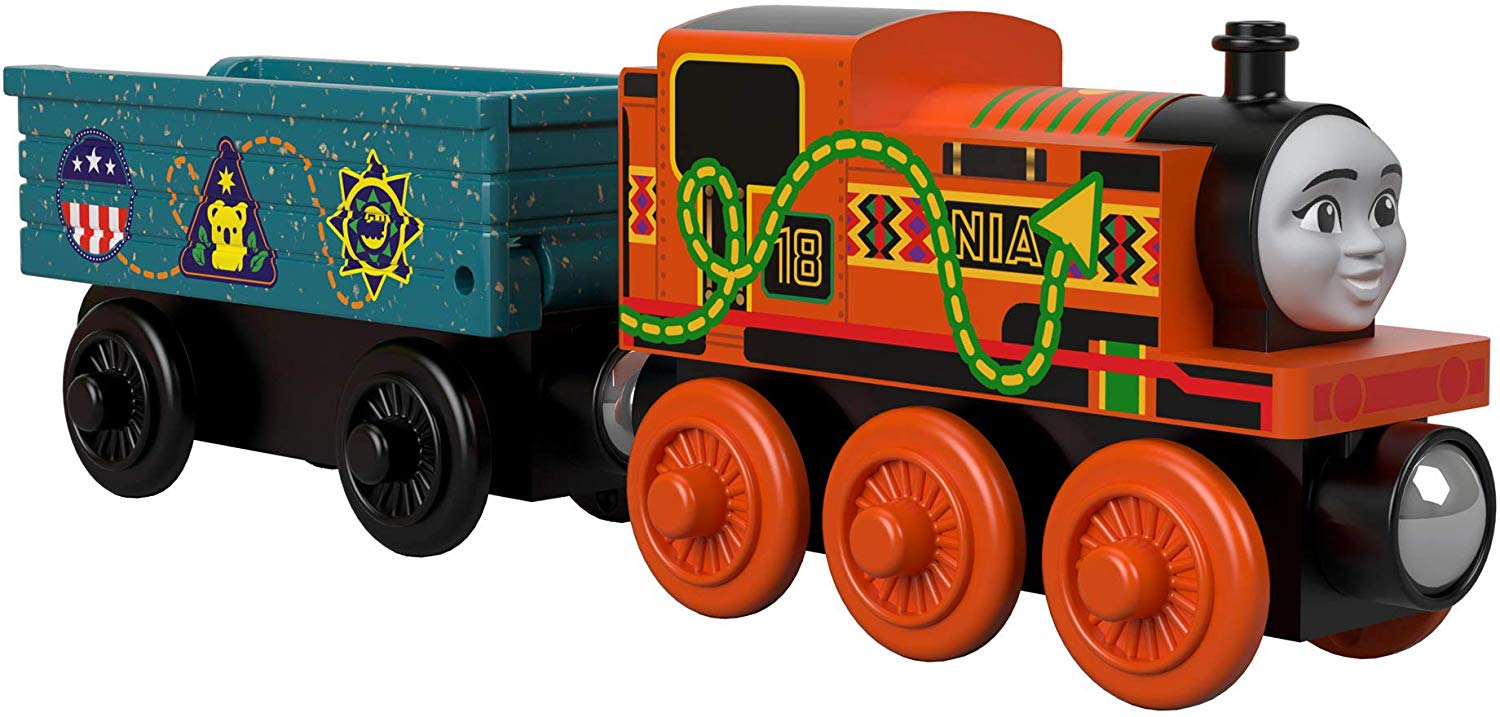 nia wooden train