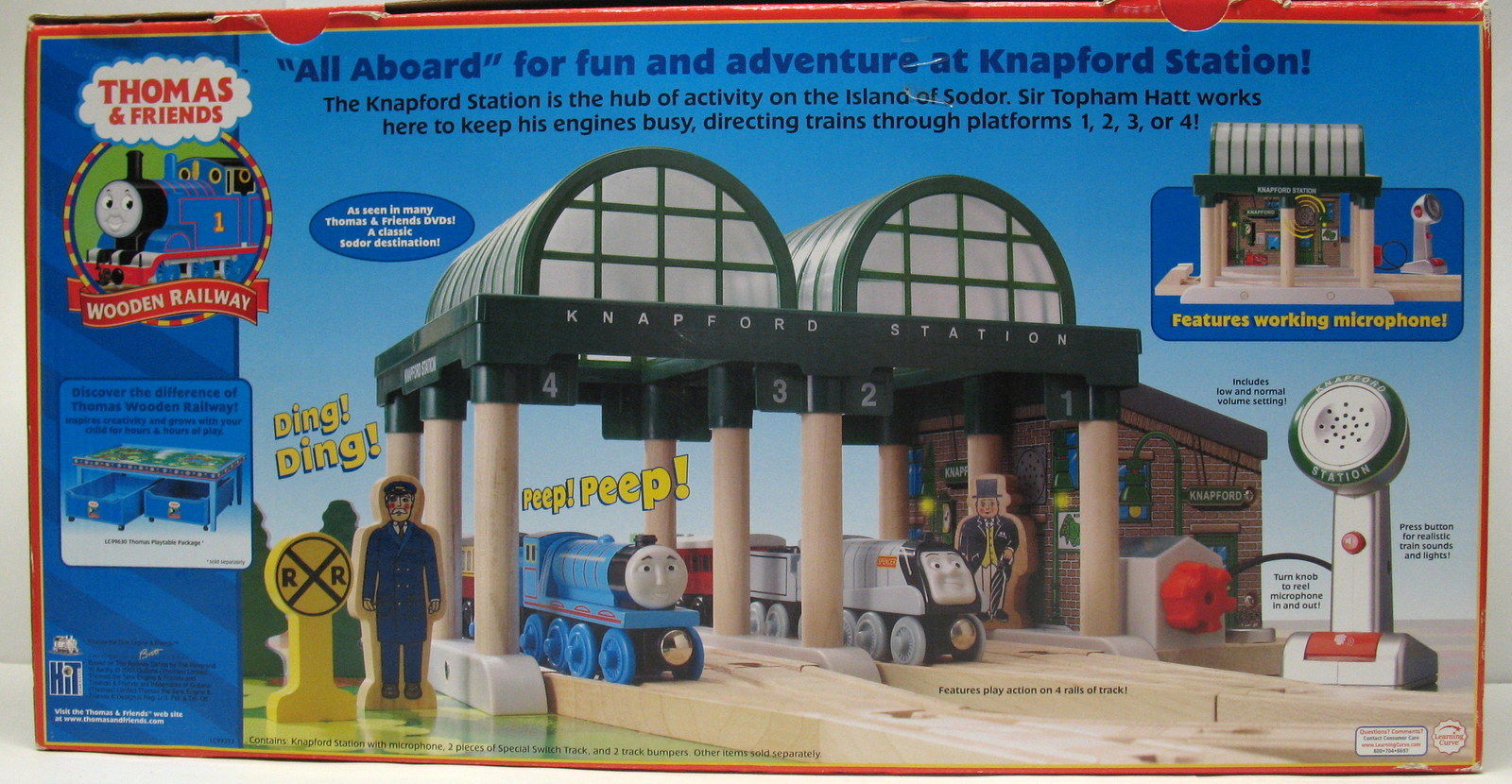 wooden railway knapford station