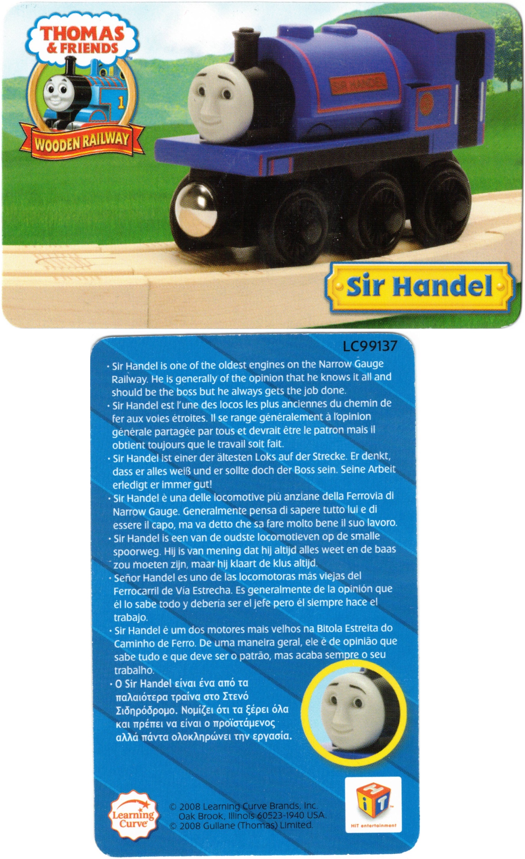 sir handel wooden railway