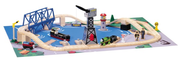 brendam docks wooden railway