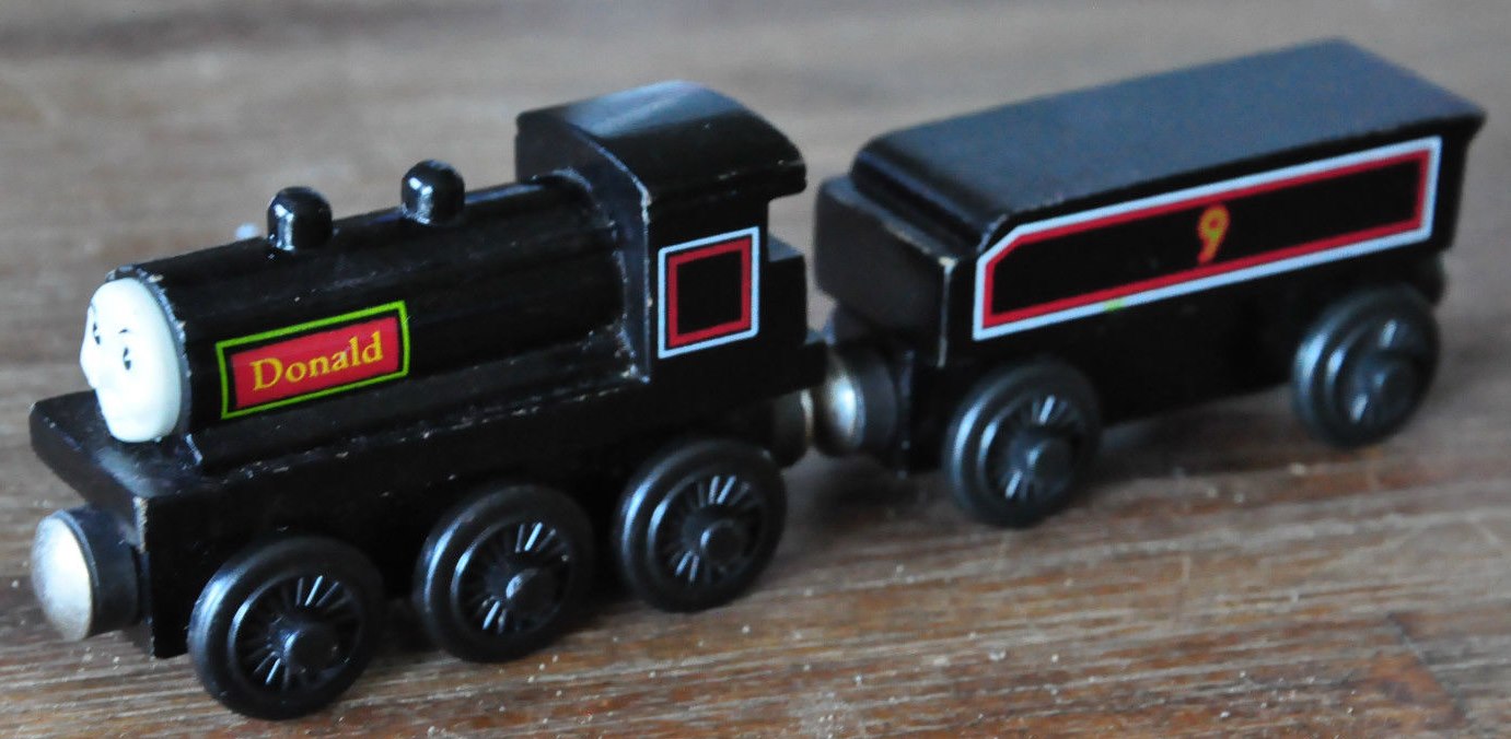 wooden railway donald and douglas