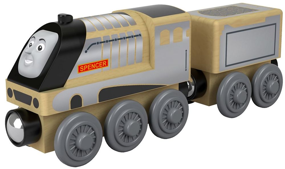 wooden spencer train