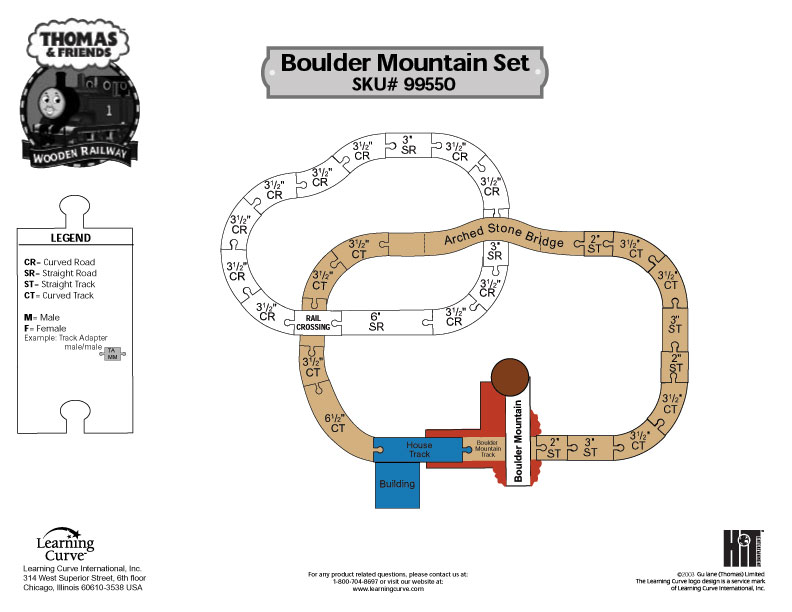 thomas and friends boulder mountain set