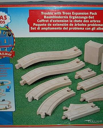 wooden train track extension pack