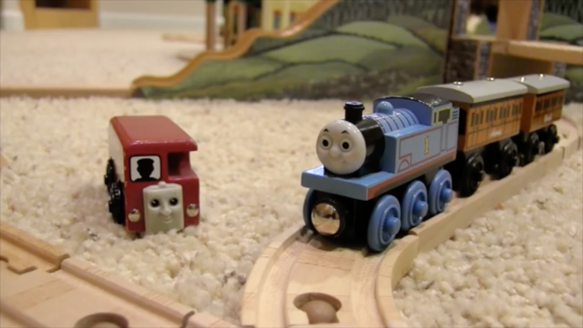 thomas and friends wooden railway cargo car