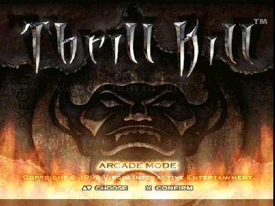 Thrill Kill main menu