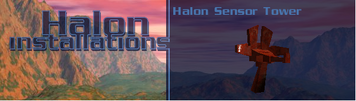 Halon sensor tower