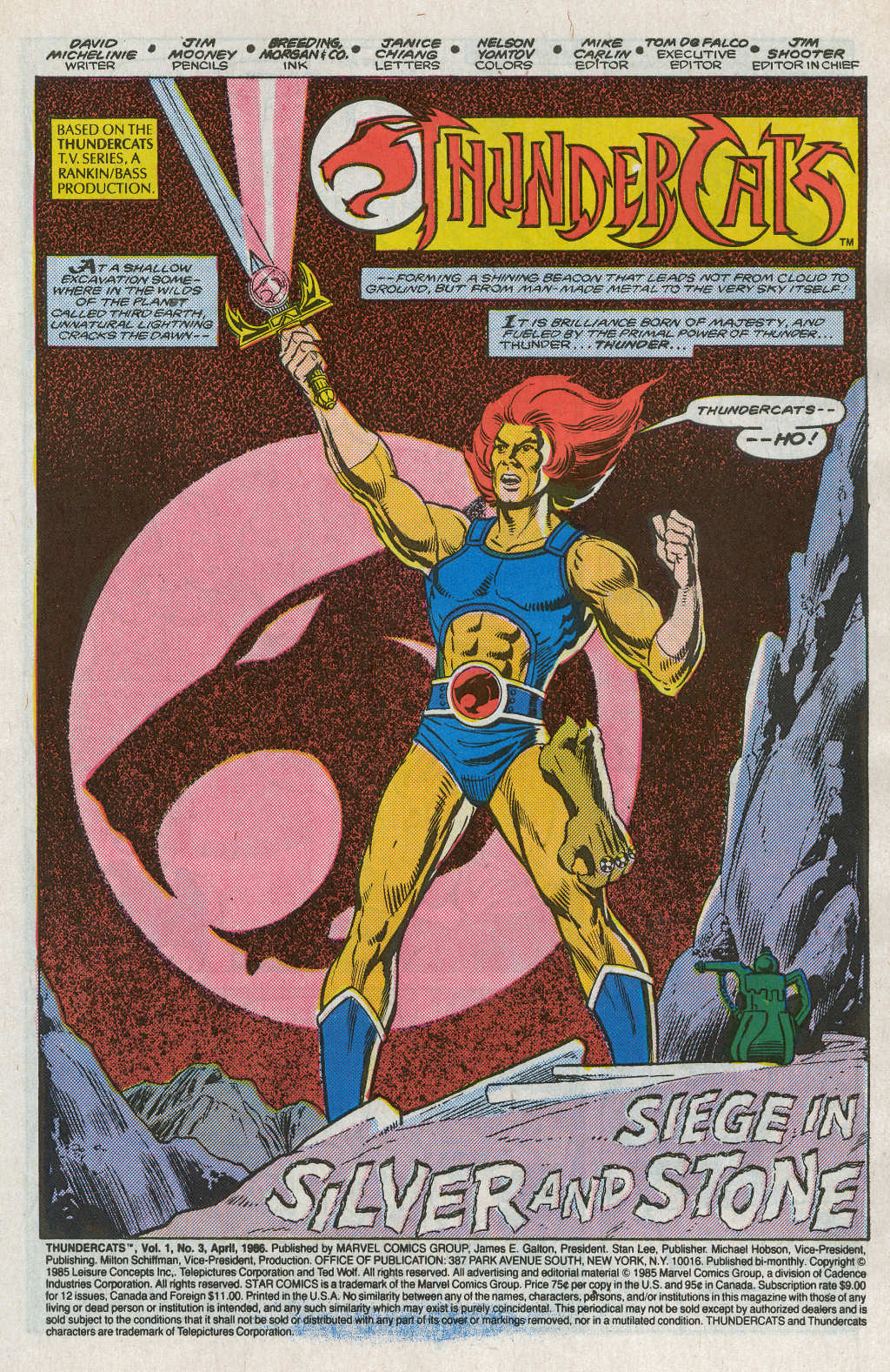 ThunderCats (Star Comics) Issue 3 Thundercats Wiki Fandom