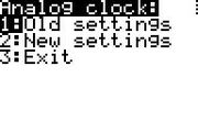 Analog clock home