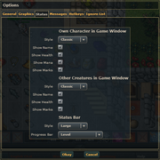 OptionsStatus