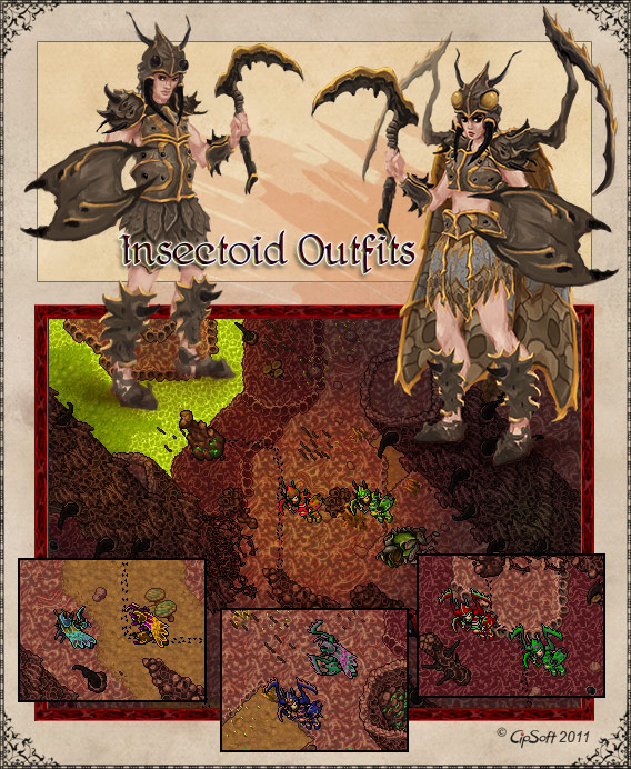 Insectoid Outfits | TibiaWiki | Fandom