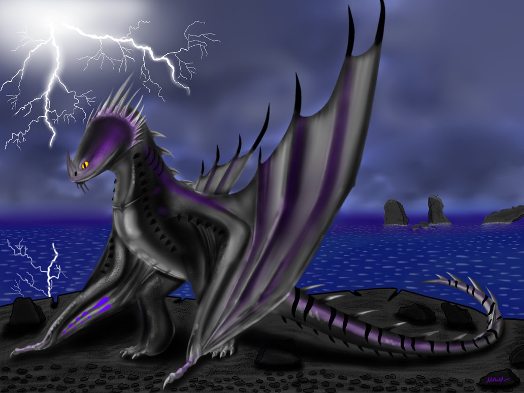 Изображение - Approaching thunderstorm skrill dragon by ...