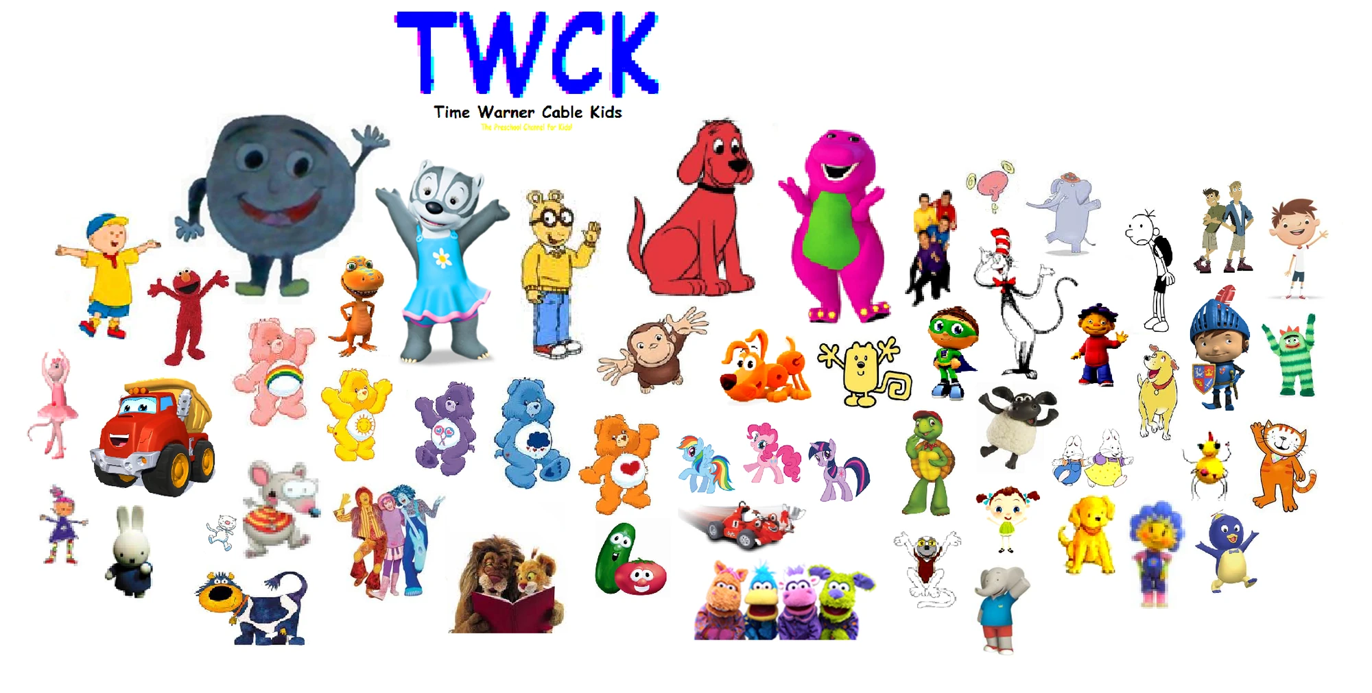 Image Time Warner Cable Kids characters and starring the newest star