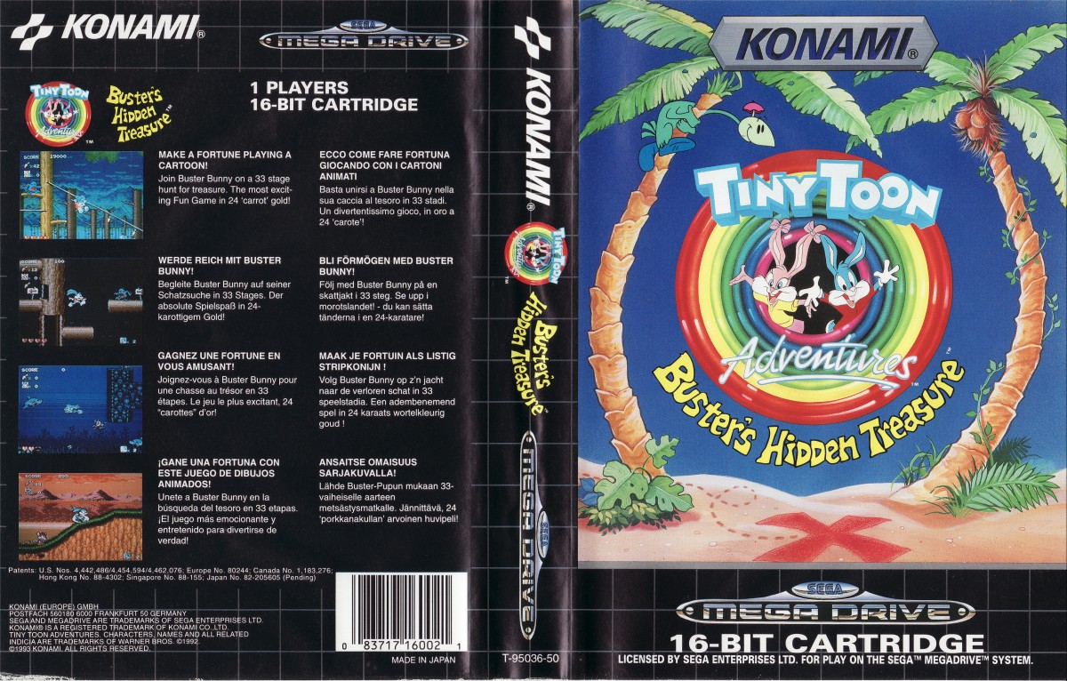 [Análise Retro Game] - TinyToons Adventures Buster's Hidden Treasure - Mega Drive/Genesis Latest?cb=20140408035747