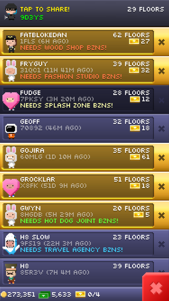 Friends Tiny Tower Wiki Fandom