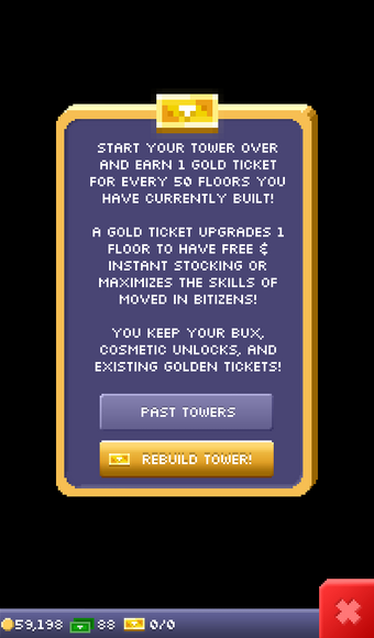 Gold Ticket Tiny Tower Wiki Fandom