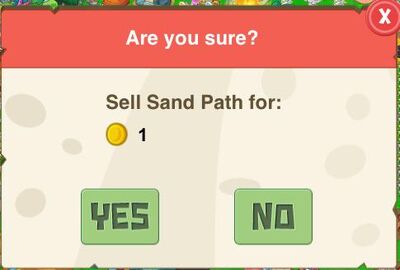 Sell confirmation