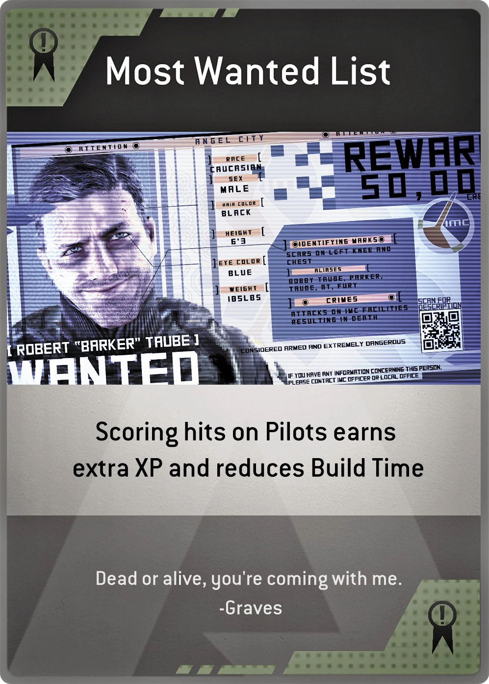 Most Wanted List Titanfall Wiki FANDOM powered by Wikia