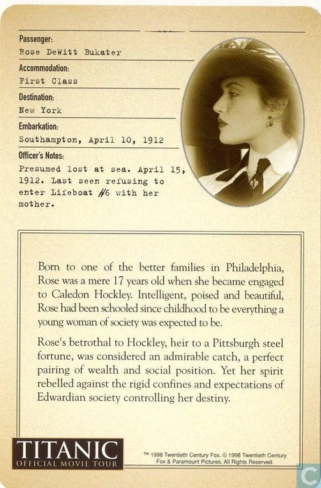 Real Rose Dewitt Bukater Death