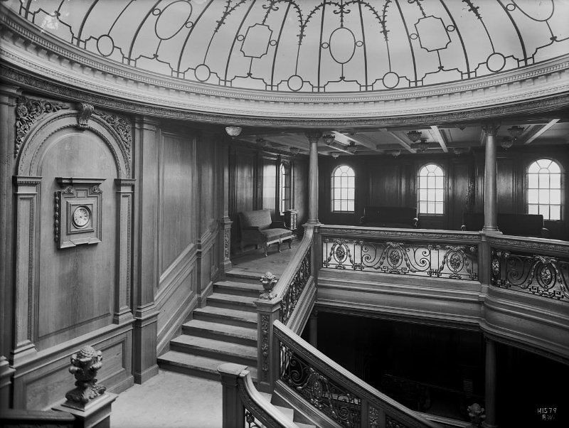 Aft Grand Staircase | Titanic Wiki | Fandom