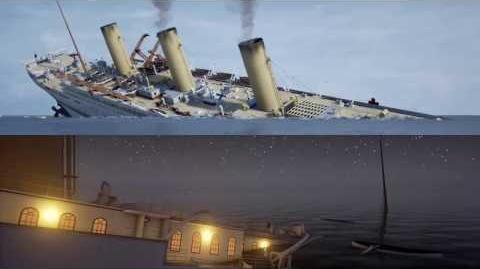 Video Titanic Vs Britannic Sinking Titanic Wiki