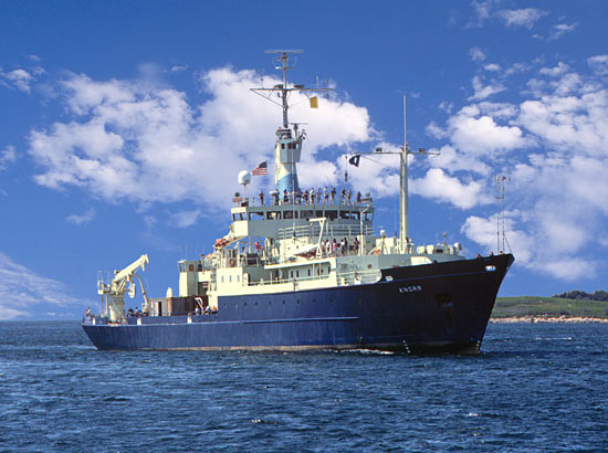 the research vessel knorr