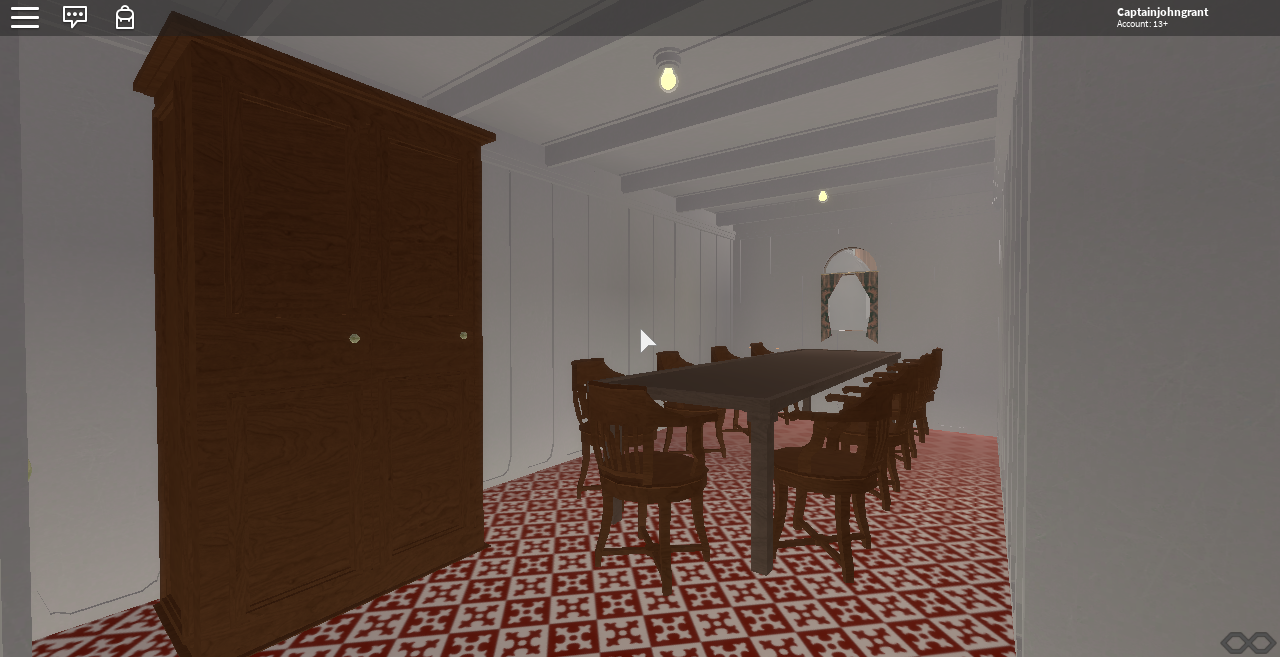 Roblox Titanic Dining Room