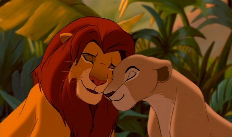 Image 2 Image result for simba and nala